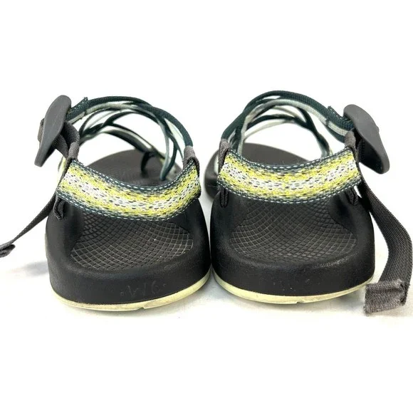 Women's Chaco Strappy ZX3 Yampa Trail Sandals Stardust Green J105060 Size 6 - Picture 6 of 10